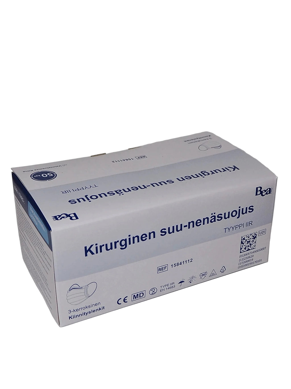 Bea Pro suu-nenäsuojaus IIR korvalenkeillä 50kpl