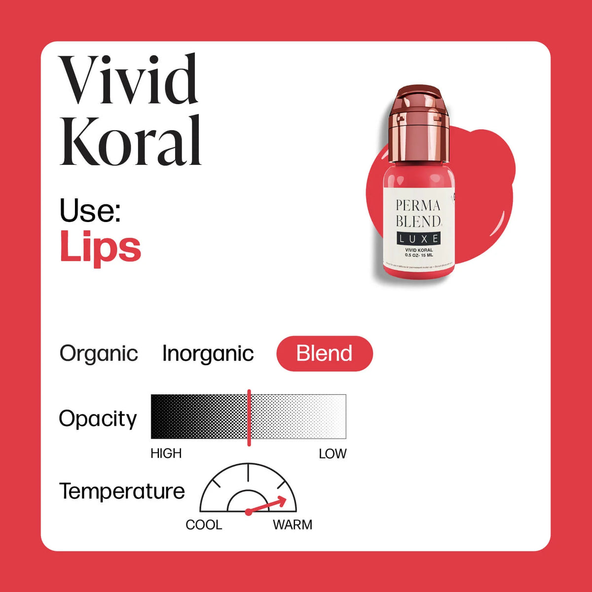 Perma Blend Luxe Vivid Koral 15ml
